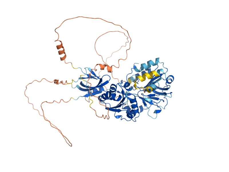 AlphaFold predicted structure of LCB5