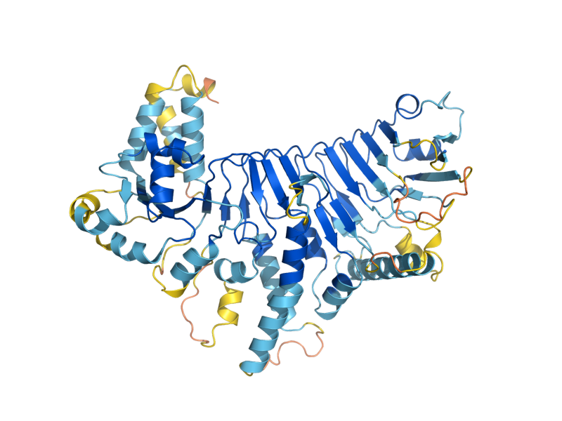AlphaFold predicted structure of BOP2