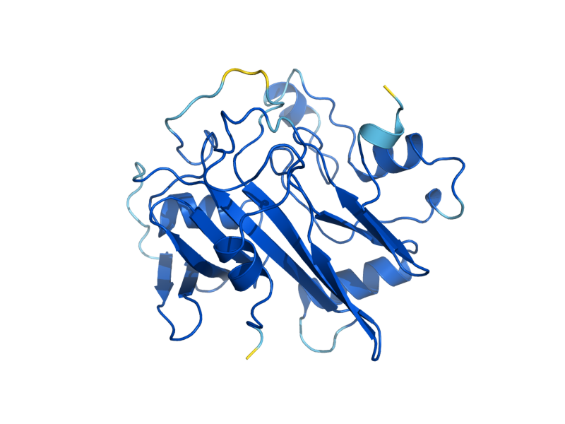 AlphaFold predicted structure of PUS5