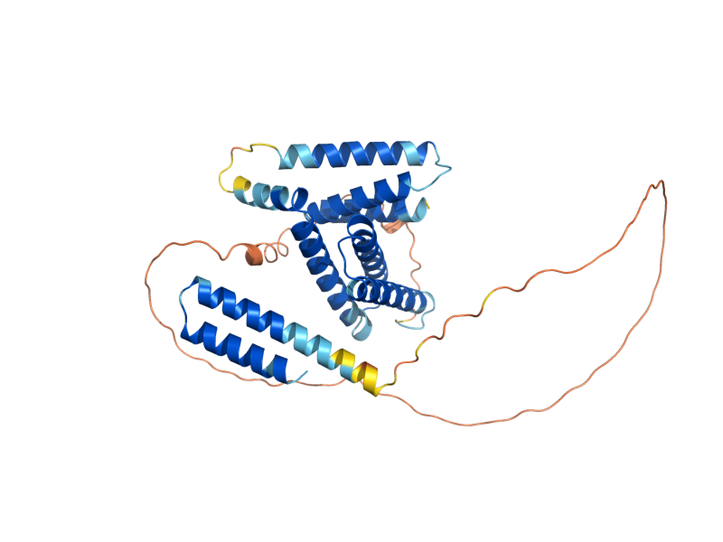 AlphaFold predicted structure of VTA1