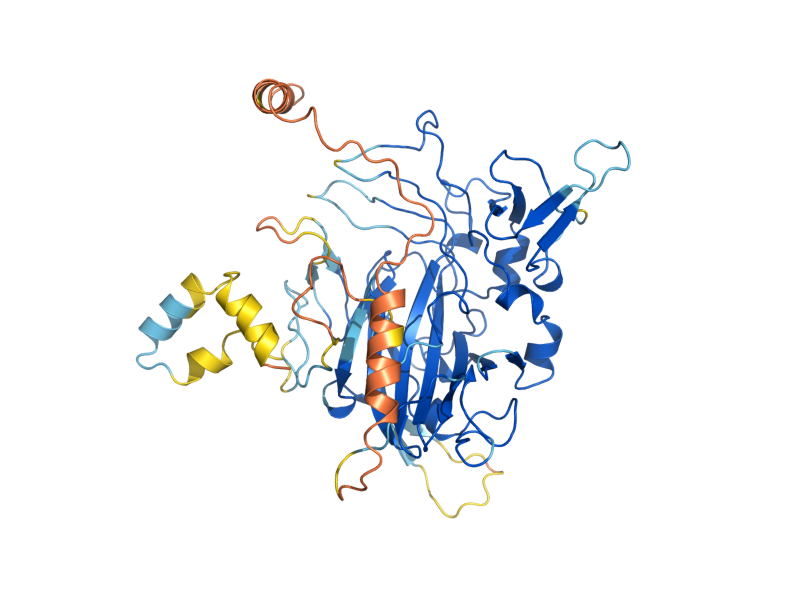 AlphaFold predicted structure of TDA6