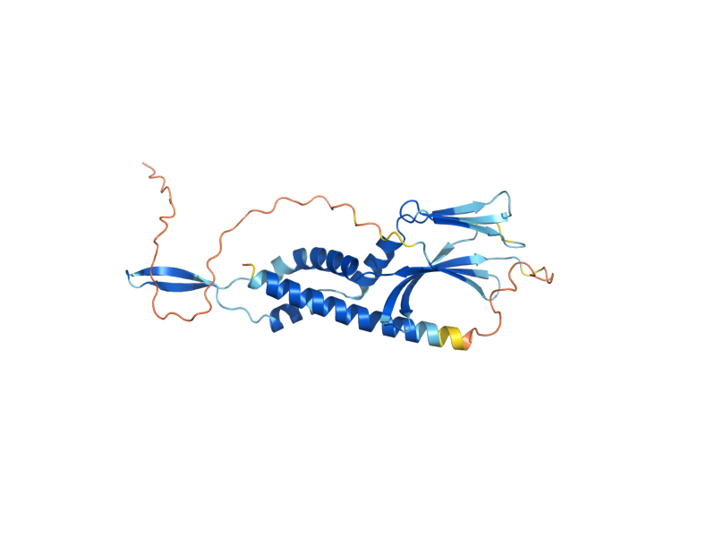 AlphaFold predicted structure of CUR1