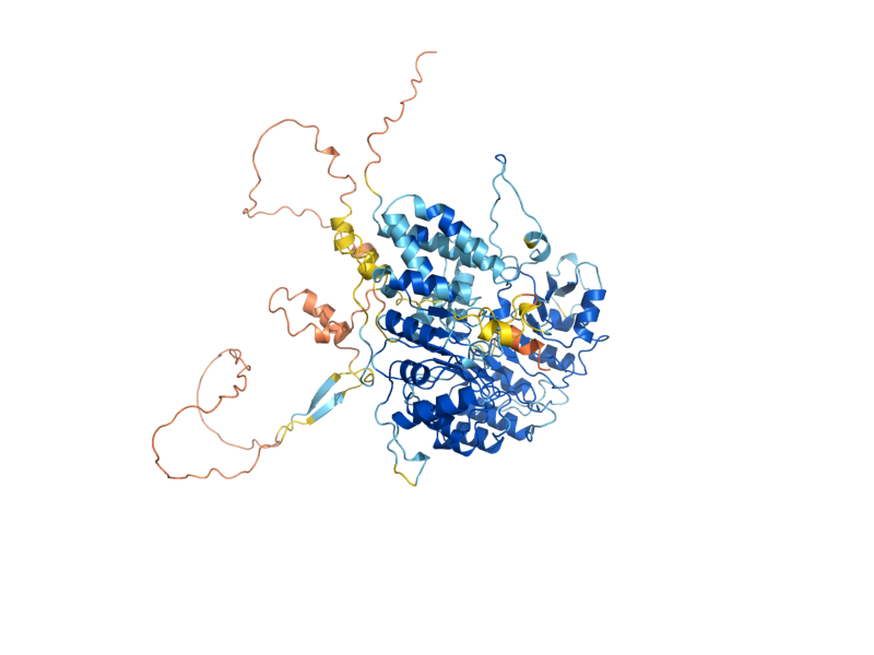 AlphaFold predicted structure of LUG1