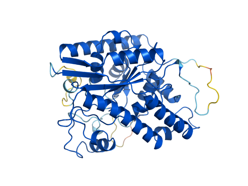 AlphaFold predicted structure of TAZ1