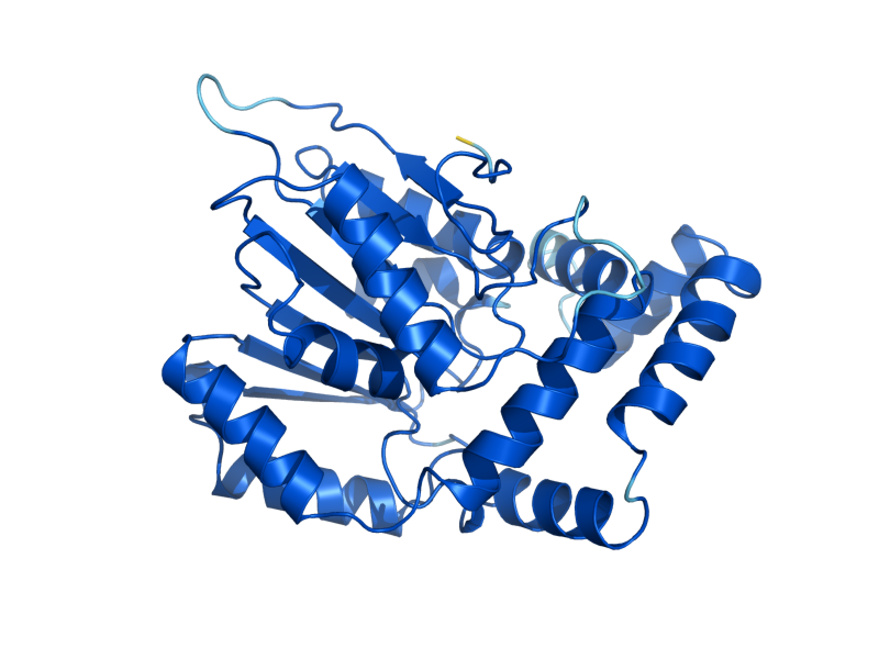 AlphaFold predicted structure of YPR147C