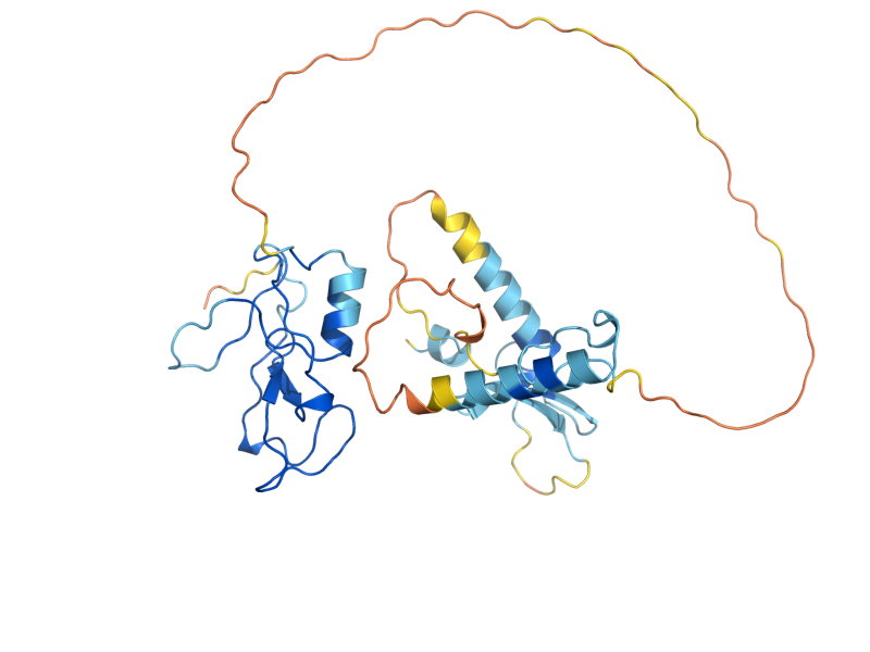 AlphaFold predicted structure of PIB1