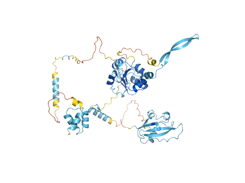 AlphaFold predicted structure of UBX5