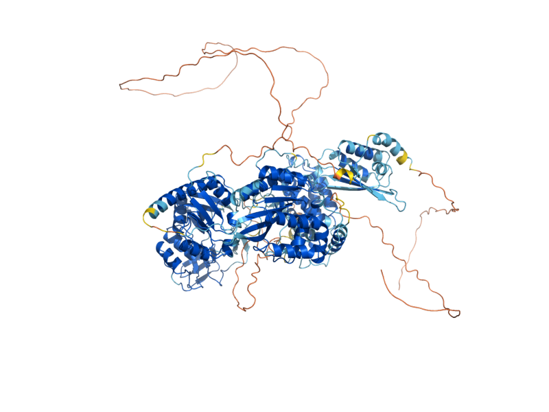 AlphaFold predicted structure of VIP1
