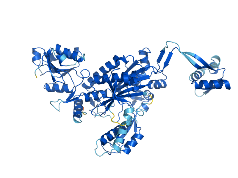AlphaFold predicted structure of GRS2