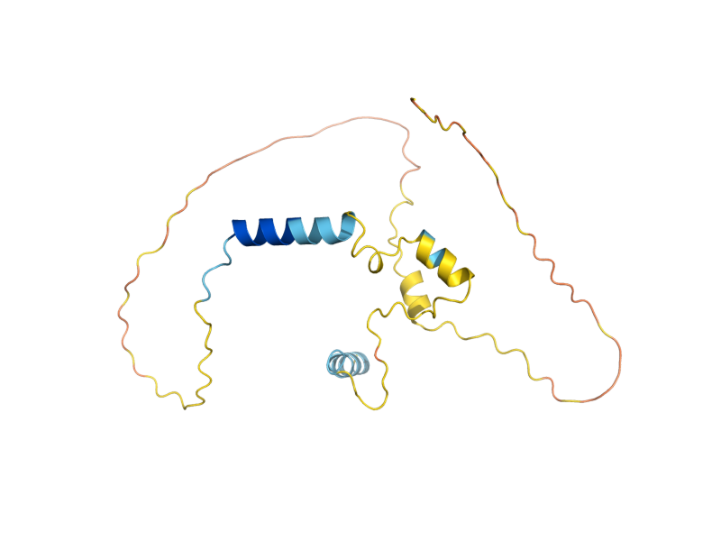 AlphaFold predicted structure of PBP4