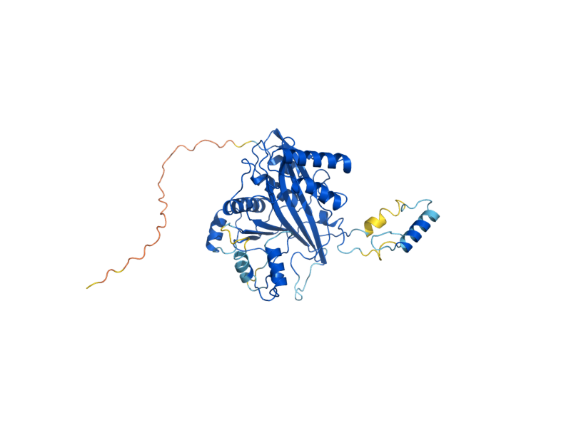 AlphaFold predicted structure of RTT109
