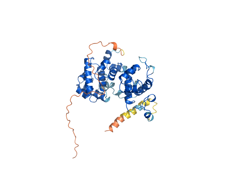 AlphaFold predicted structure of NTG2