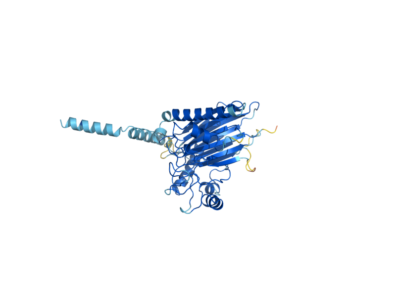 AlphaFold predicted structure of INP54