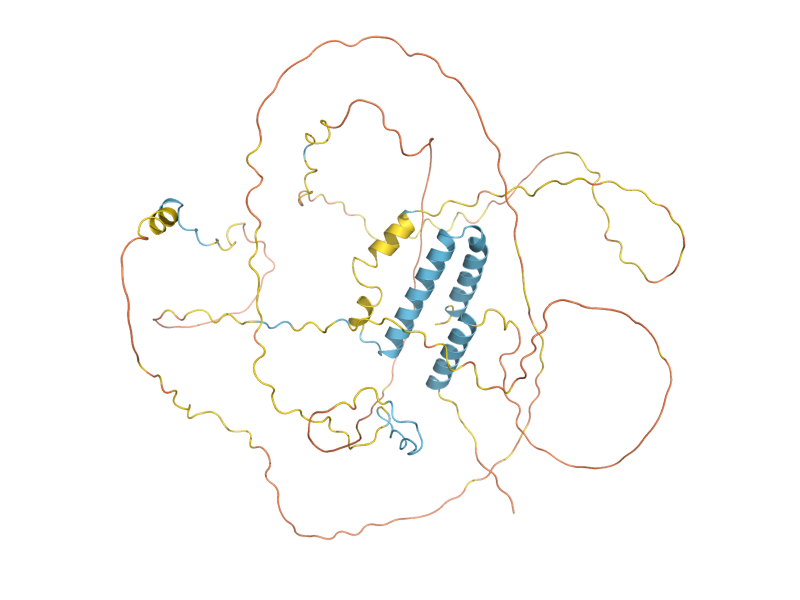 AlphaFold predicted structure of NBA1