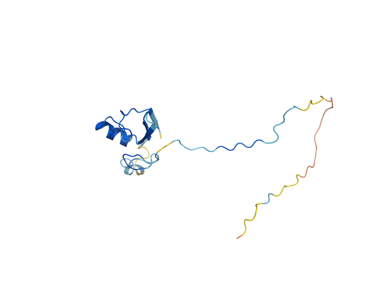 AlphaFold predicted structure of HRT1