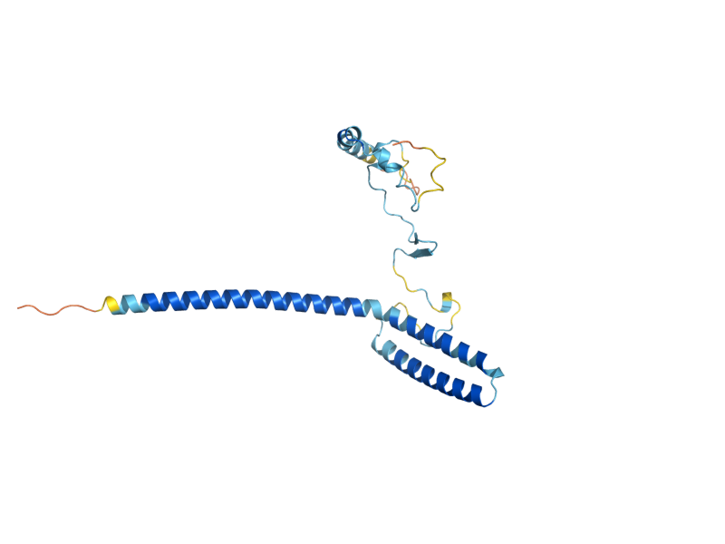 AlphaFold predicted structure of MED7