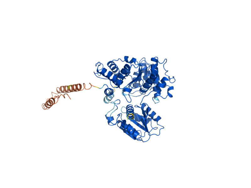 AlphaFold predicted structure of MET7