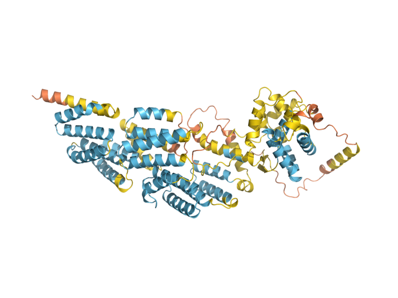 AlphaFold predicted structure of APC5