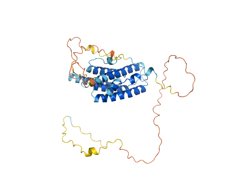 AlphaFold predicted structure of TFB6