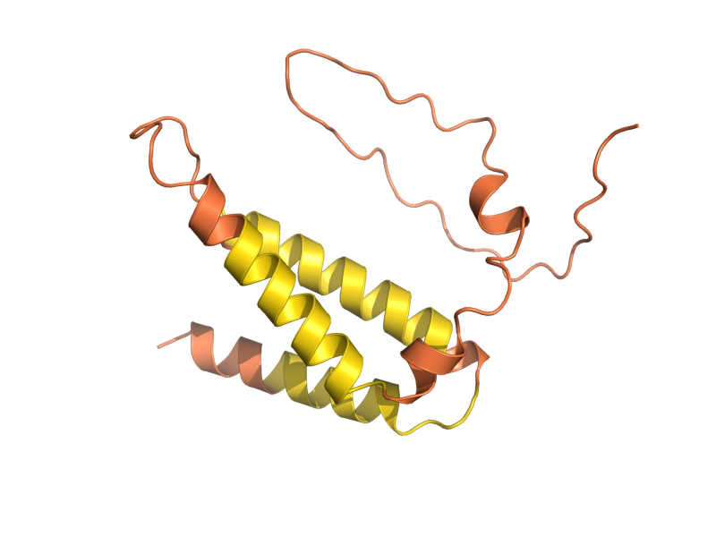 AlphaFold predicted structure of YOR376W
