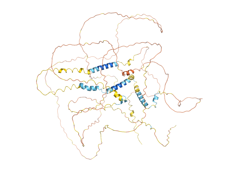 AlphaFold predicted structure of TCO89