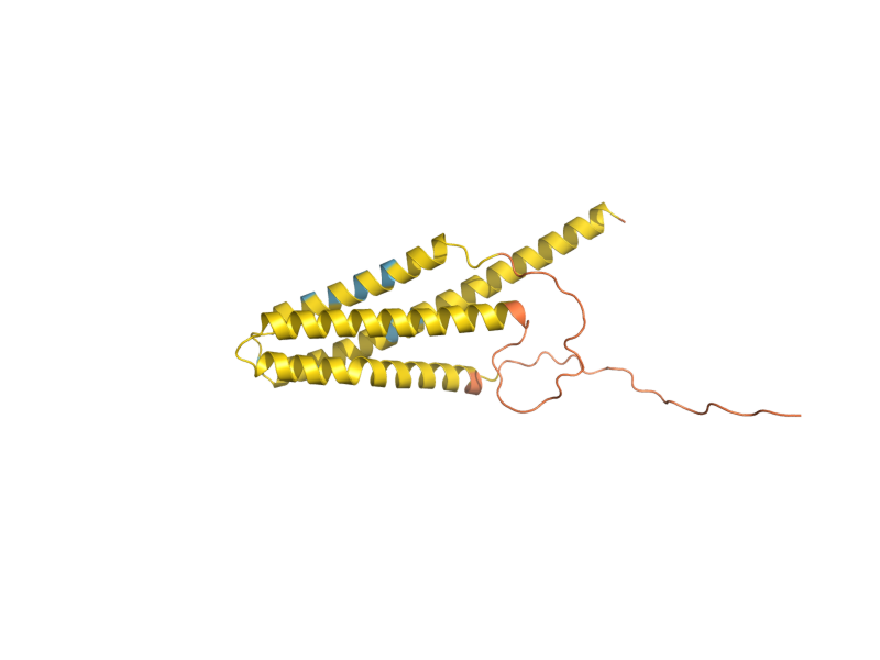 AlphaFold predicted structure of YPL257W