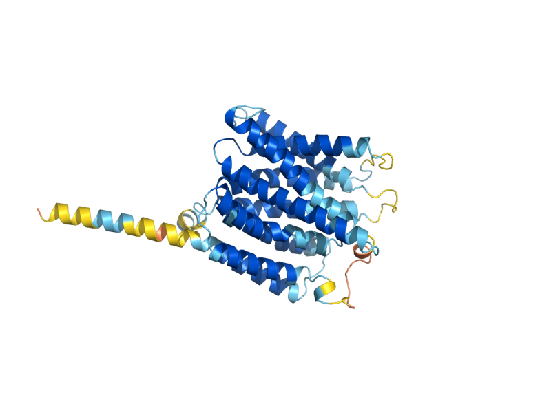AlphaFold predicted structure of YPL264C