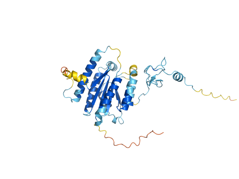 AlphaFold predicted structure of TFB4