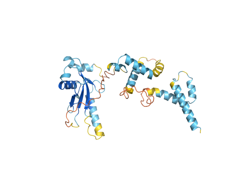 AlphaFold predicted structure of DSC3
