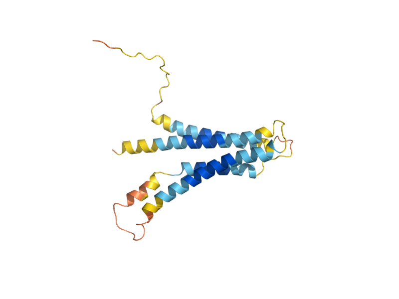AlphaFold predicted structure of VPS68