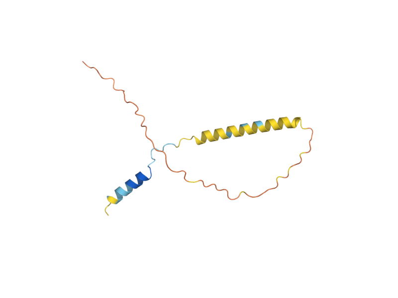 AlphaFold predicted structure of NRS1