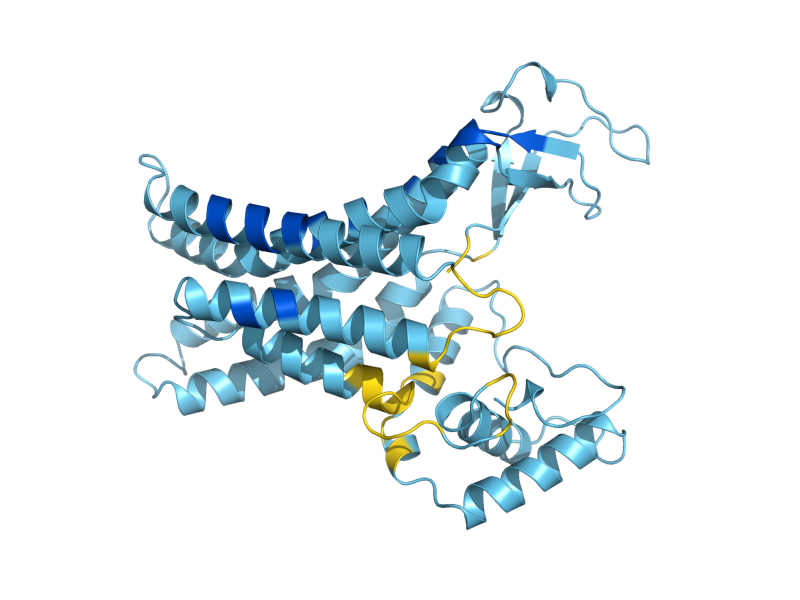 AlphaFold predicted structure of FSF1