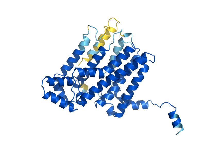 AlphaFold predicted structure of BTS1