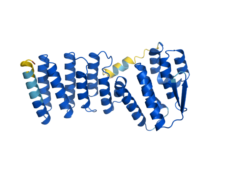 AlphaFold predicted structure of GET4