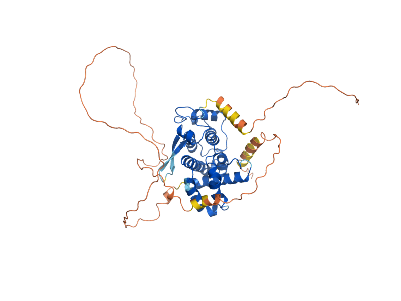 AlphaFold predicted structure of BAG7