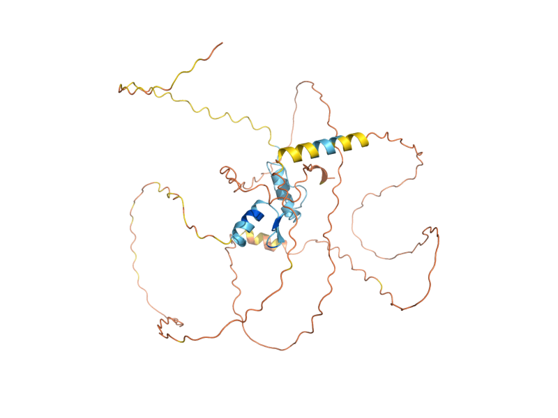 AlphaFold predicted structure of USV1