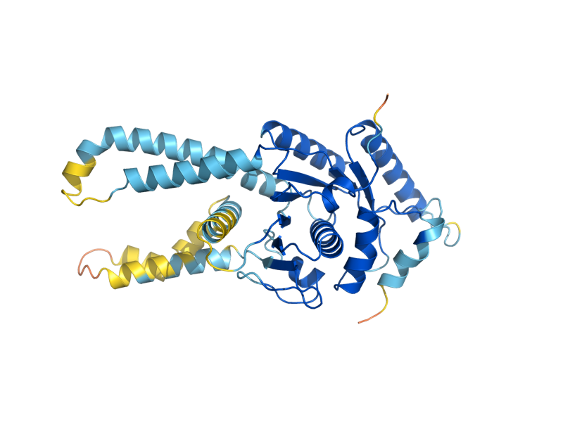 AlphaFold predicted structure of GET3