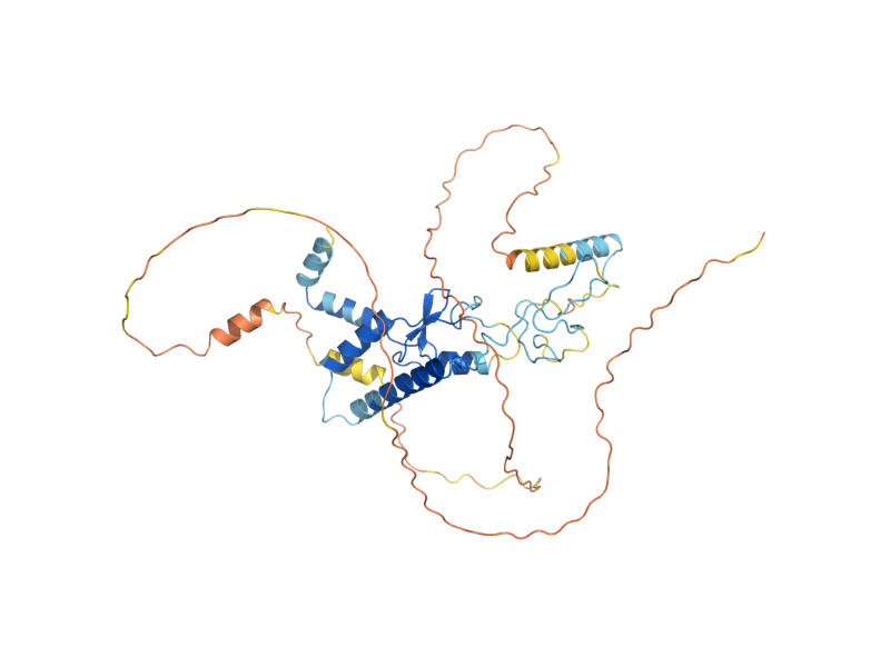 AlphaFold predicted structure of PSH1