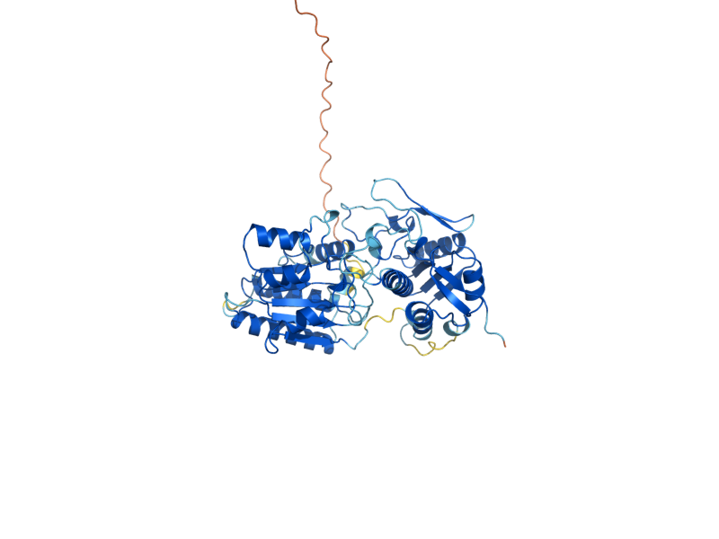 AlphaFold predicted structure of YPL245W