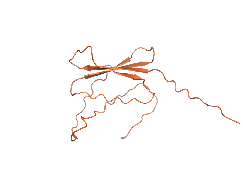 AlphaFold predicted structure of YOR029W