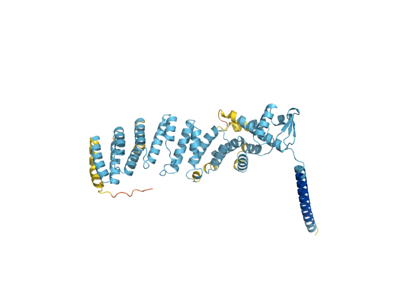 AlphaFold predicted structure of RPN5