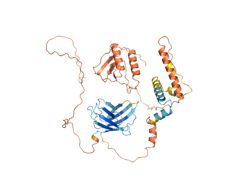 AlphaFold predicted structure of ATG34