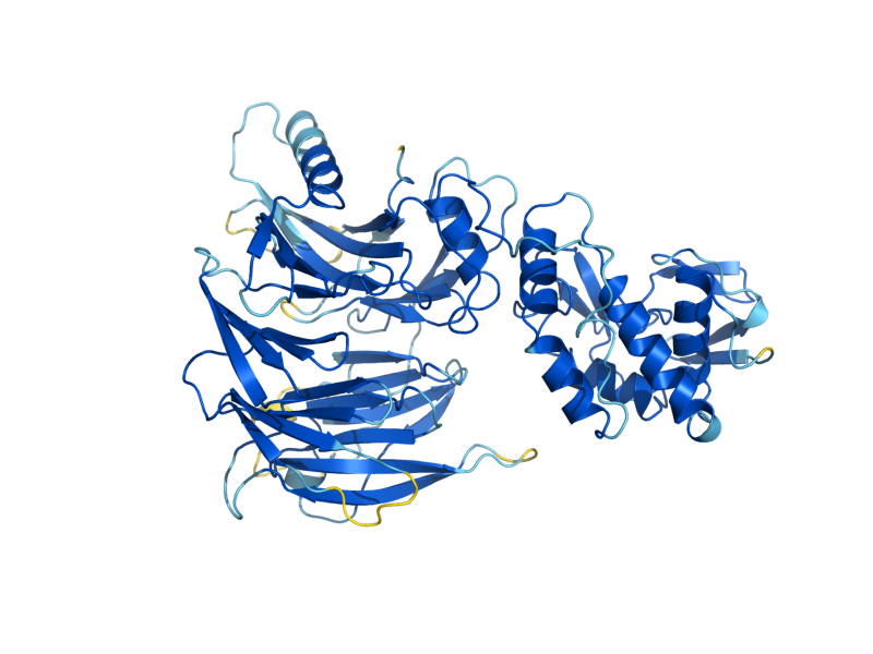 AlphaFold predicted structure of TFC8
