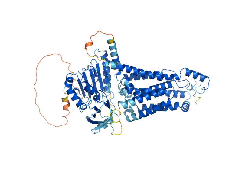 AlphaFold predicted structure of FRE7