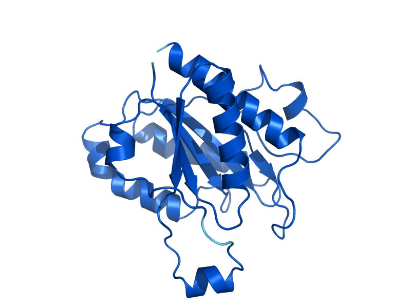 AlphaFold predicted structure of PST2