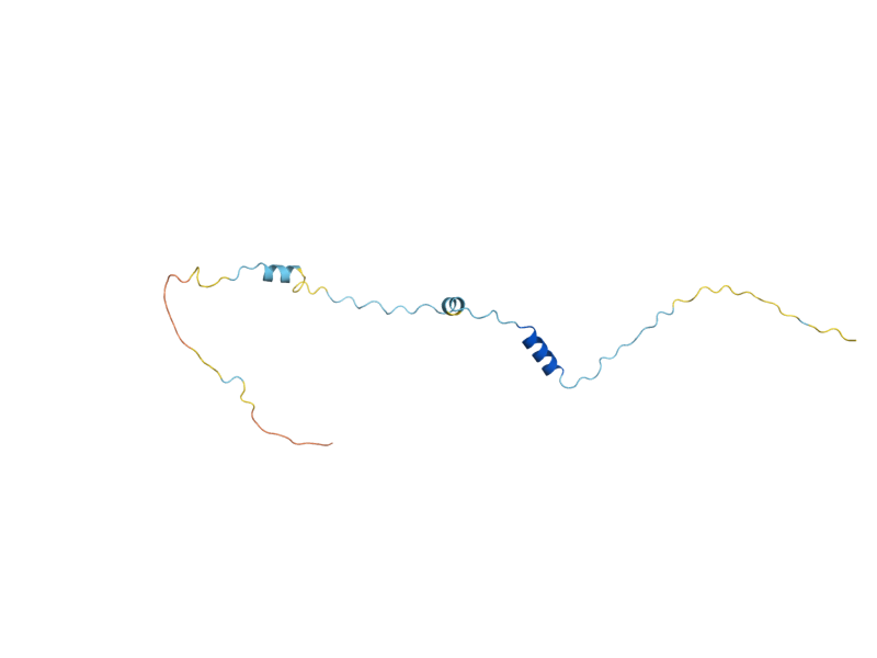 AlphaFold predicted structure of ATP14