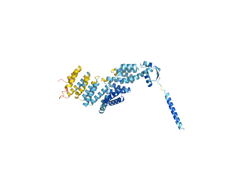 AlphaFold predicted structure of RPN6