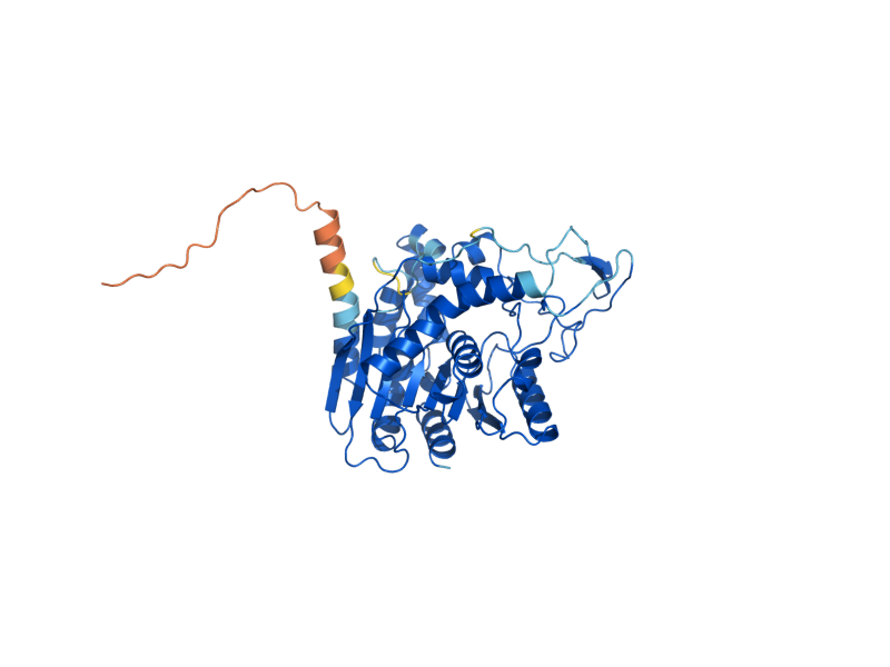 AlphaFold predicted structure of ICT1