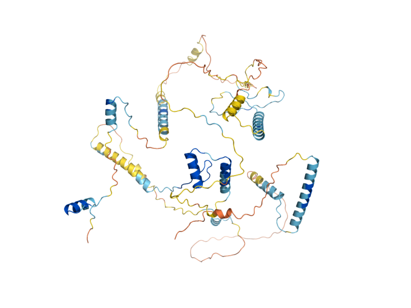AlphaFold predicted structure of SNU66