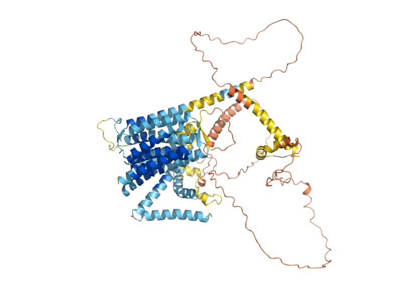 AlphaFold predicted structure of YCX1